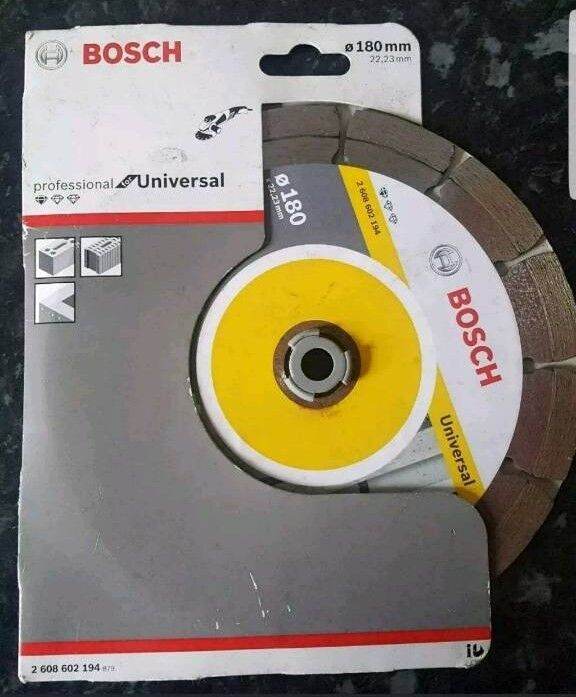 Bosch 180mm Pro Universal Diamond blade 22mm bore