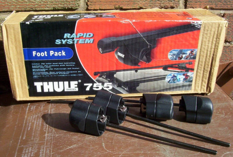 THULE SQUARE SECTION ROOF BAR ACCESSORIES ADJUSTER TENSIONERS FOR FEET