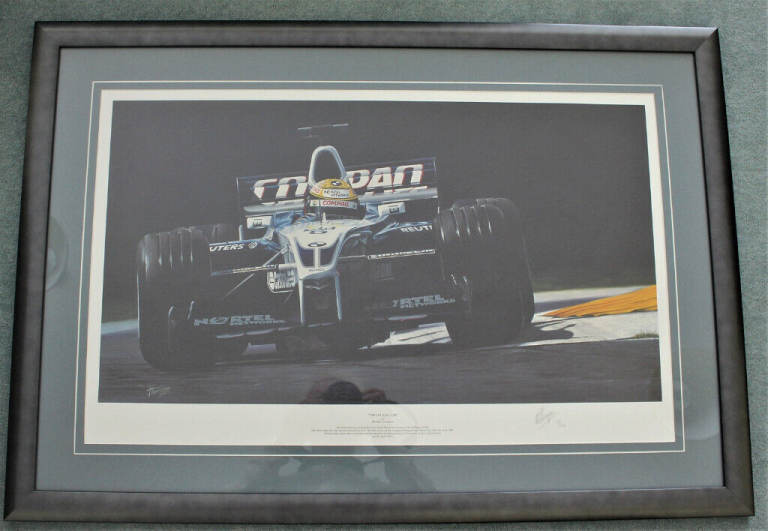 LIMITED EDITION FRAMED PRINT BY RALF SHUMACHER 