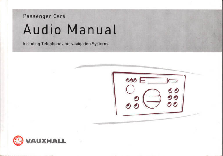  VAUXHALL OPEL CORSA ASTRA VECTRA AUDIO TELEPHONE NAVIGATION SYSTEM CD MANUAL 2003