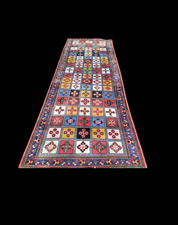 HAND MADE PERSIAN GABBEH  RUG/RUNNER 3.10mtr x 1.06mtr