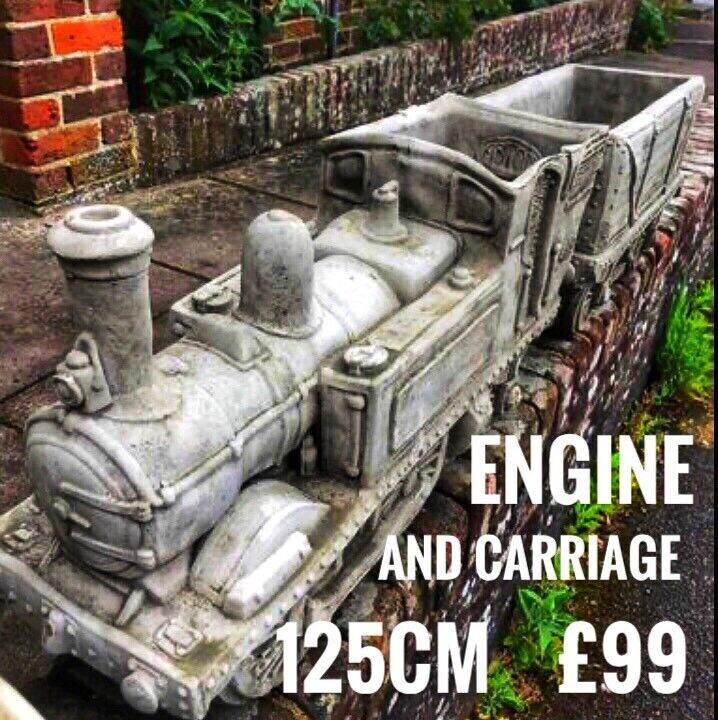 Train engine and carriage