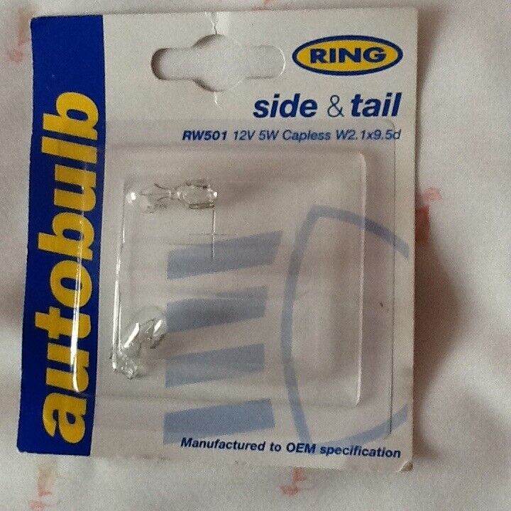 image for A Pair of Ring 2x5W Replacement Light Bulbs (RW501)