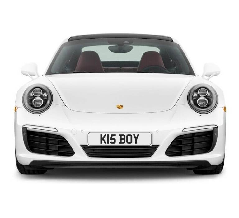 PERSONALISED REGISTRATION NUMBER PLATE * K15 BOY * / KISBOY Only Serious Offers Invited Over £5,000