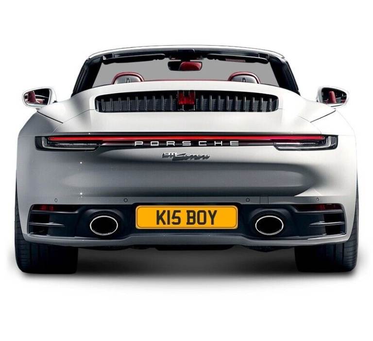 PERSONALISED REGISTRATION NUMBER PLATE * K15 BOY * / KISBOY Only Serious Offers Invited Over £6,000
