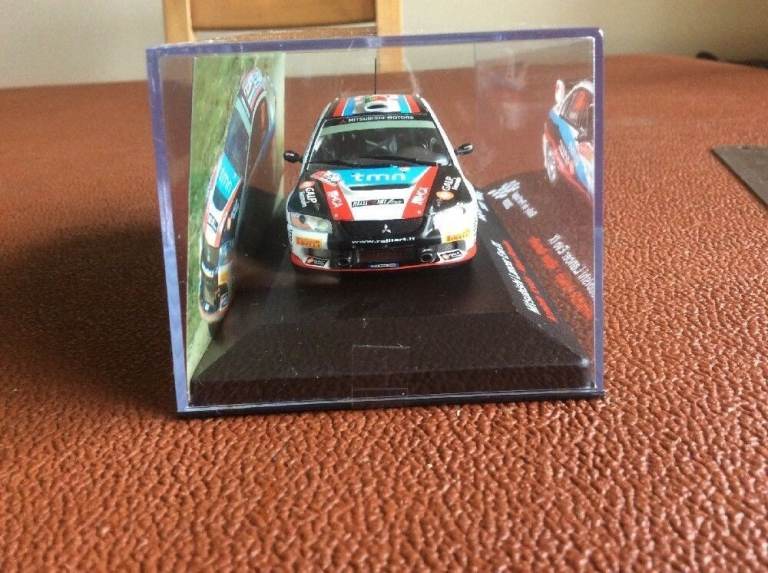 car model, toy Mitsubishi Lancer Evo IX - Rally Portugal 2009 1:43 scale 