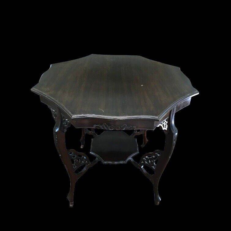 Antique Edwardian Octagonal Table .
