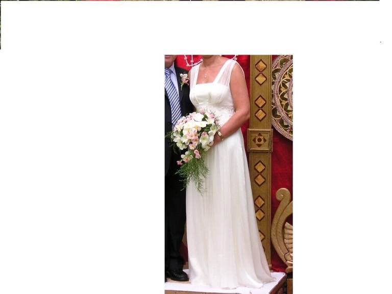 MONSOON WEDDING DRESS SIZE 12 WITH PROTECTIVE COVER.