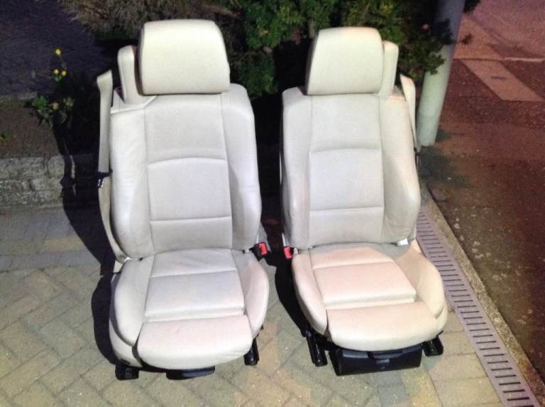 BMW E93 Sports Cream Heated Leather Seats Complete