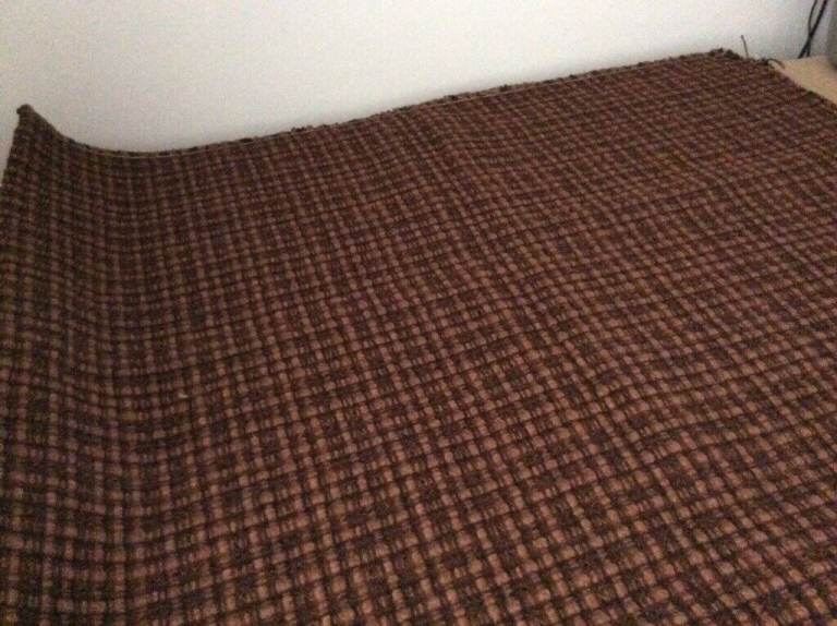 Fabric Length Rust/Brown. Thick and Hardwearing