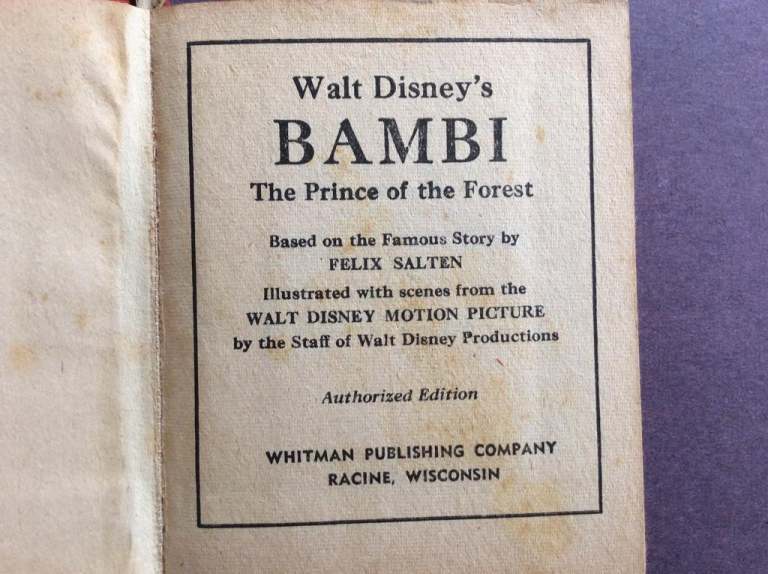 WALT DISNEY’S BAMBI