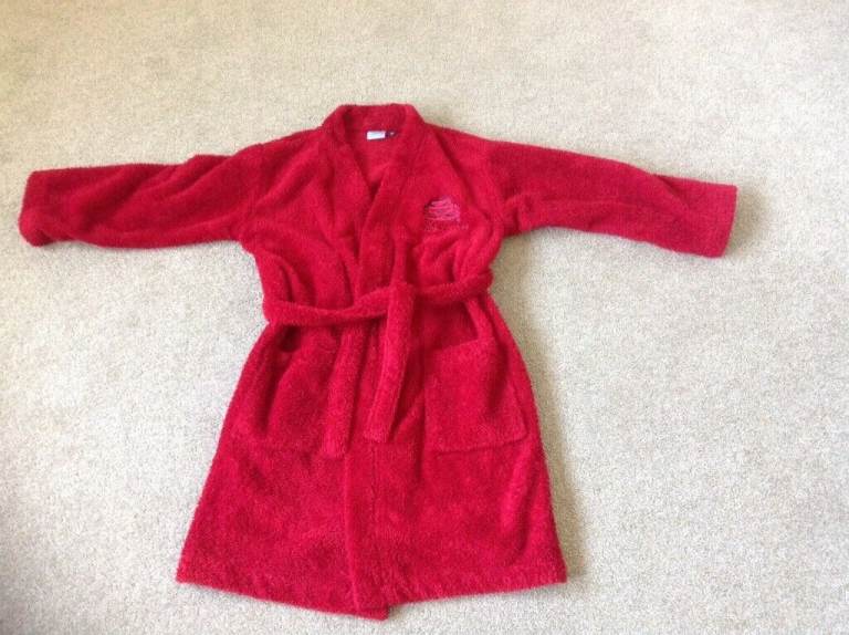 Boy’s Age 7-8 Red Herring Soft Feel Dressing Gown
