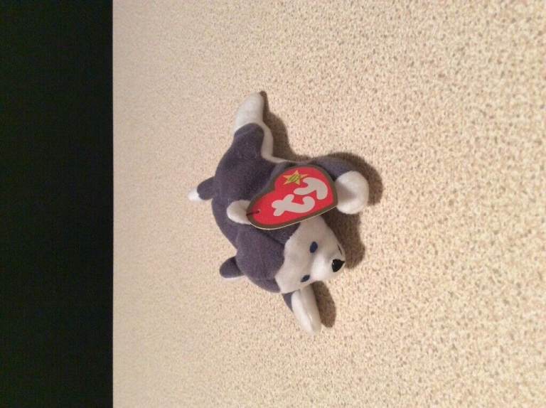 Ty Teenie Beanie Babies ‘Nook the Husky’ McDonalds Plush Toy 1993