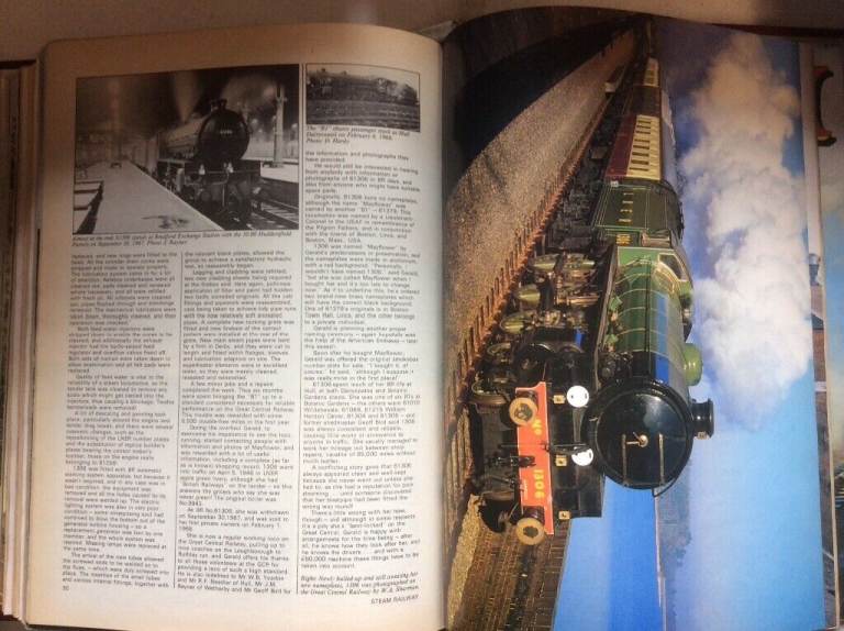 Bound volumes of railway/model railway magazines 