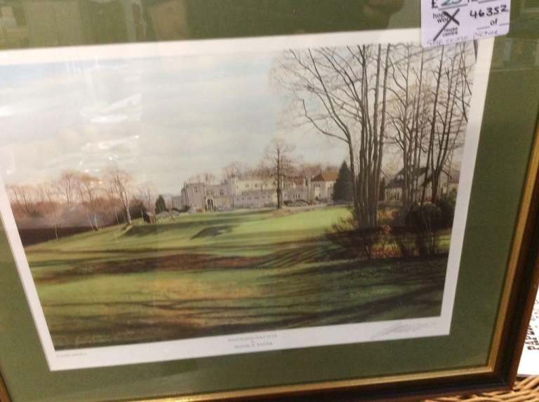 Picture Wentworth Club House by Baxter - (46352) £25