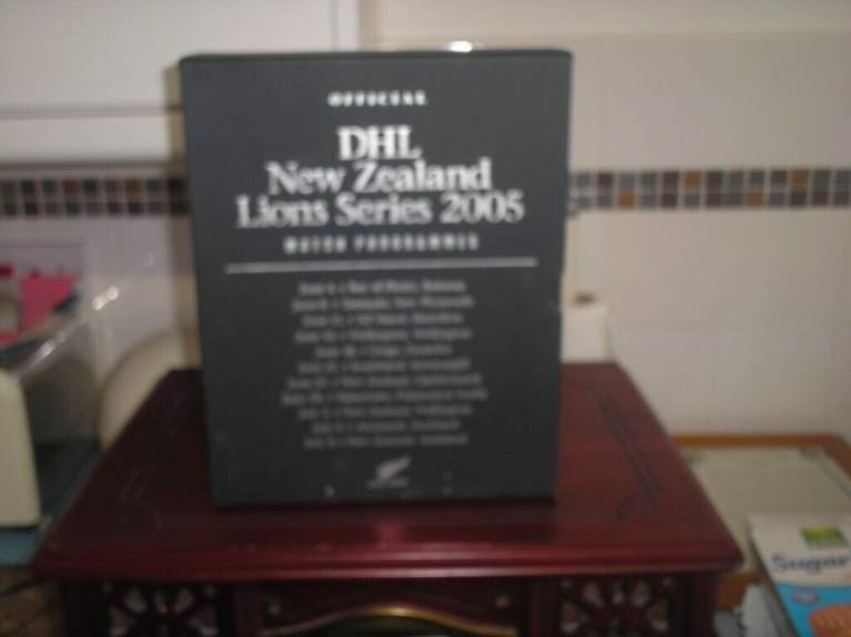 set of 2005 british and irish lions,rugby union programmes