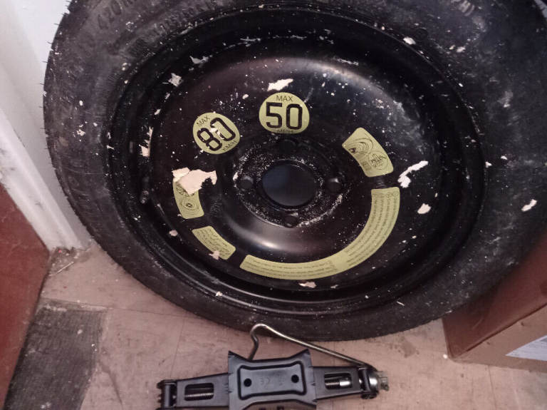 2008 1.4 Peugeot Sport Spare Tyre Space Saver