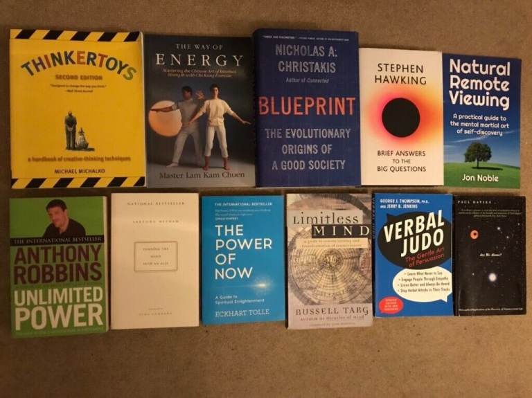 Mind and mindfulness themed specialist books. 