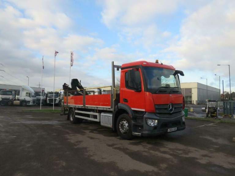 2016 (65) Mercedes Antos 4x2 Dropside Crane