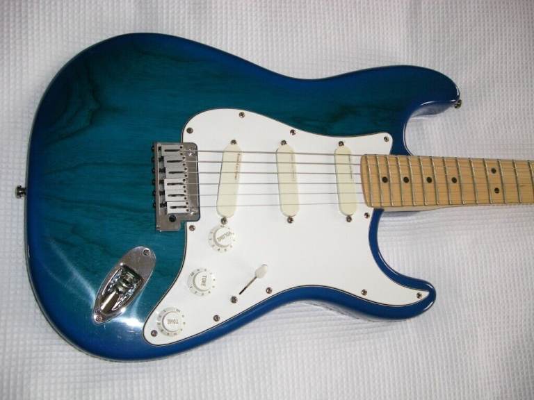 Fender Deluxe Strat Plus electric guitar - USA - '93 - Blueburst - Custom Shop- Vintage