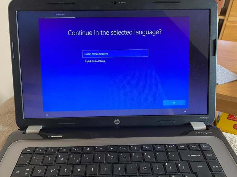 HP pavilion g6 series windows 10