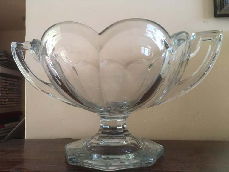 vintage glass bowl 