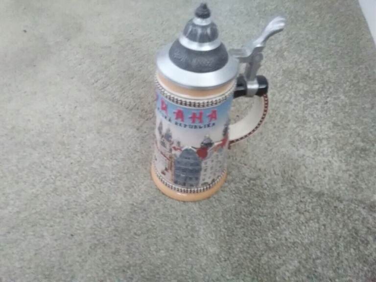 Praha Czech Republic tankard collectible good condition