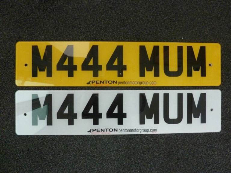 Private Number Plate M444 MUM