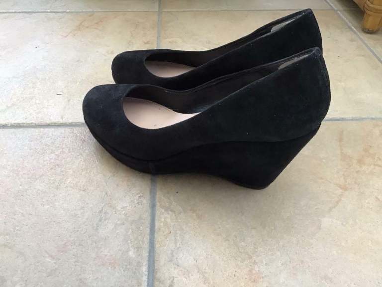 Carvela wedge shoe, black
