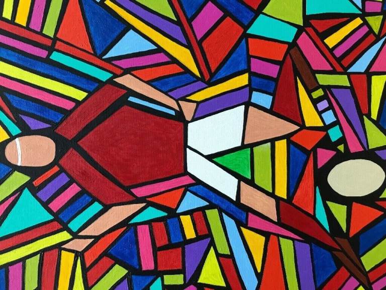 Rugby player abstract 