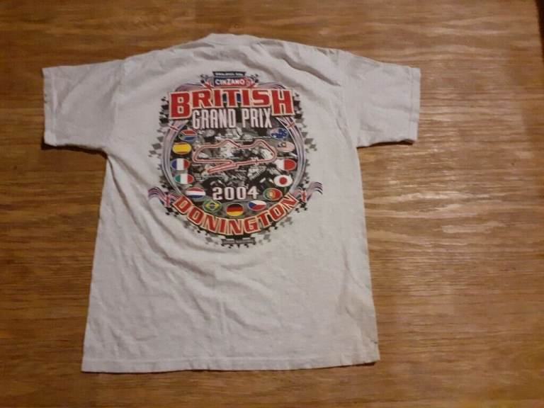 2004 British grand prix t shirt donington 