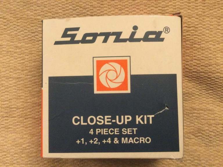 Sonia 55mm Close Up 4 Piece Lens Kit +1 +2 +4 & Macro