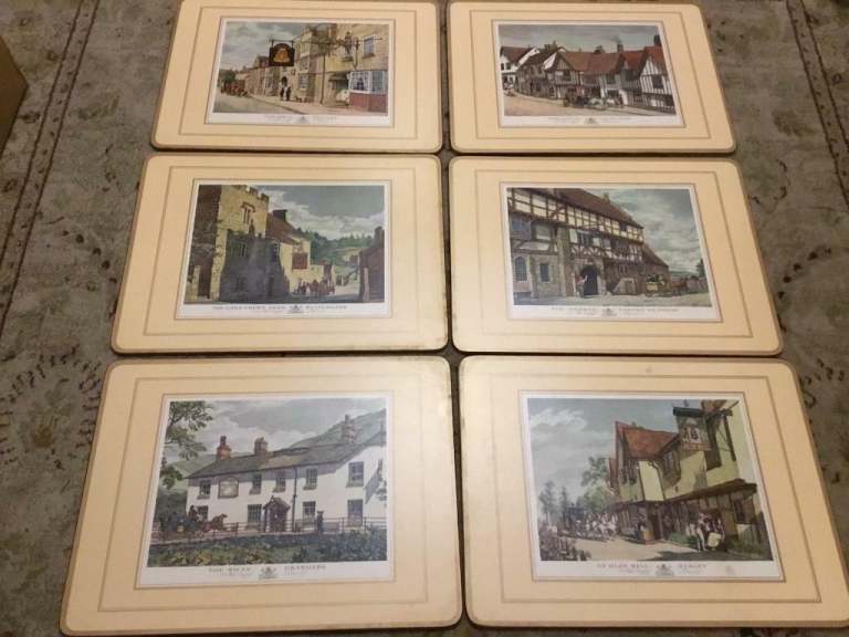 VINTAGE PIMPERNEL DINNER MATS VILLAGE INNS