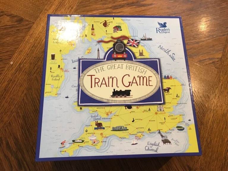 The Great British Train Game by Readers Digest Board Game - Age 10 and Up - Educational - REDUCED
