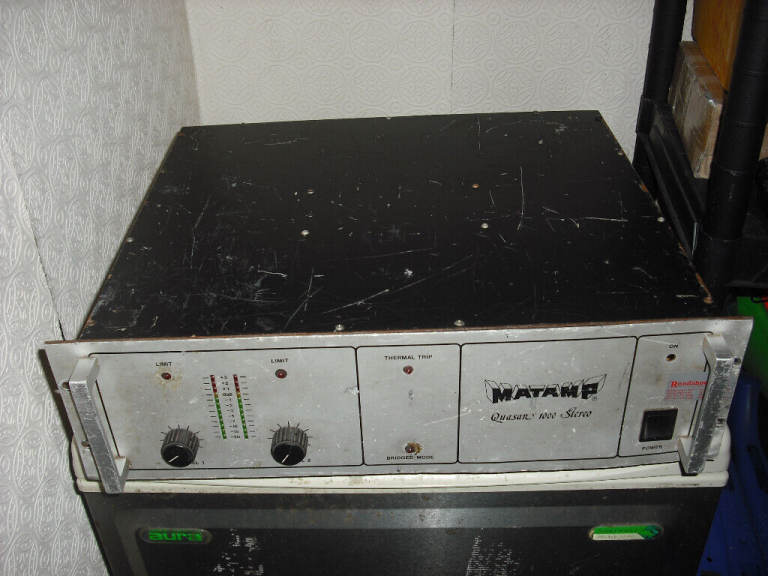 Matamp 1000w Quasar stereo slave power amplifier amp kilowatt 3u rack K135