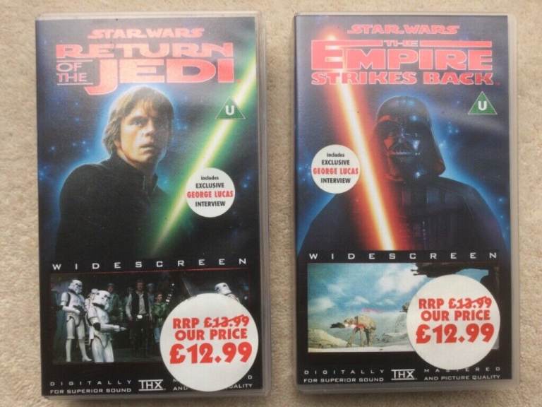 🎞🎞🎞 STAR WAR VIDEOS X 2 🎥🎥🎥