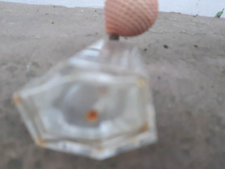 Vintage Glass Scent Bottle 