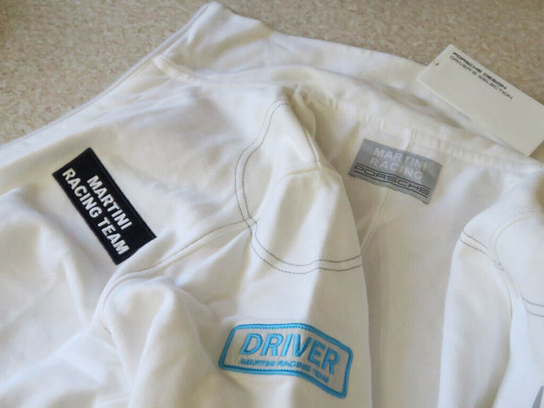 New Genuine Porsche Driver's Selection Martini Racing Ladies Zipped Jacket White