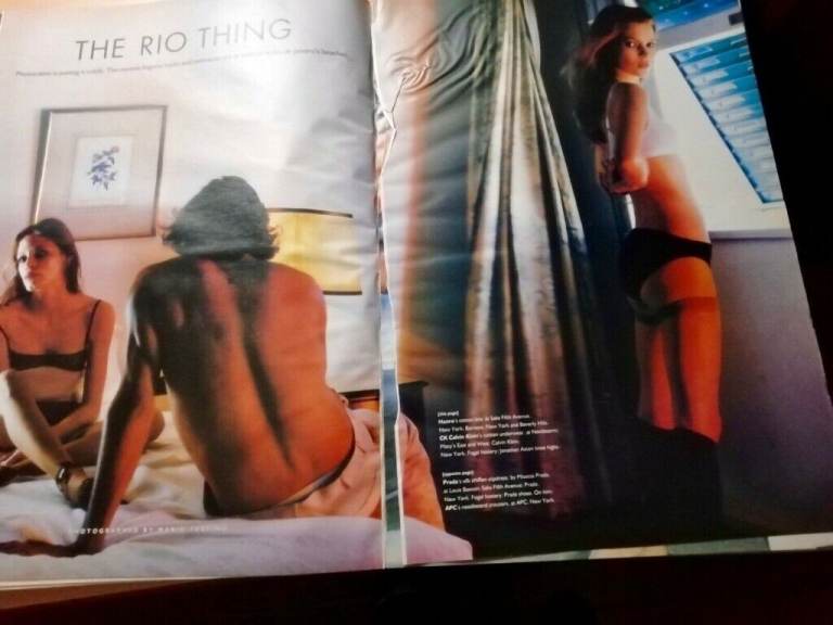 13x Vintage 90's W Fashion Magazines: circa 1995, 1996, 1997, 1998, 1999