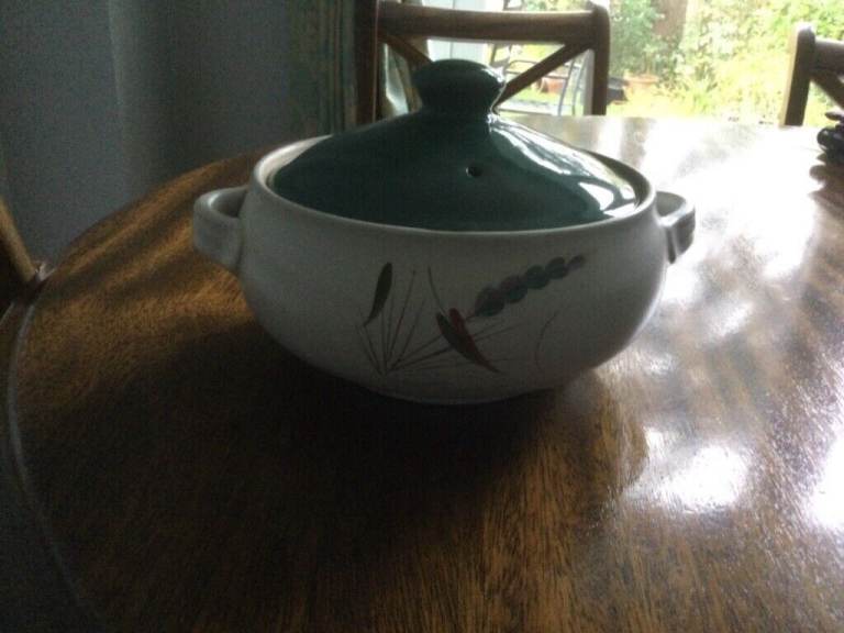 Vintage Denby“ Greenwheat” covered tureen