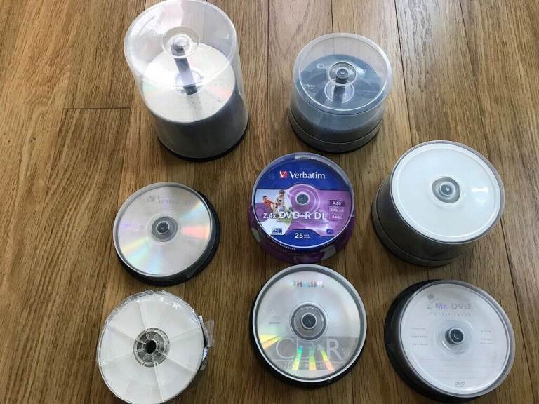 Selection Blank Media Recording Discs CDR DVD DL Verbatim Etc