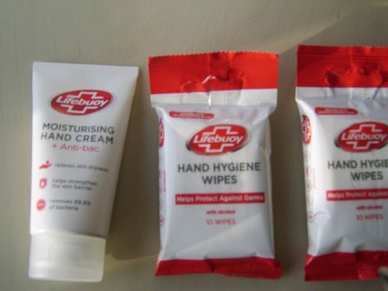 Lifebuoy Anti-Bac Hand Cream+ 2 pks of Wipes