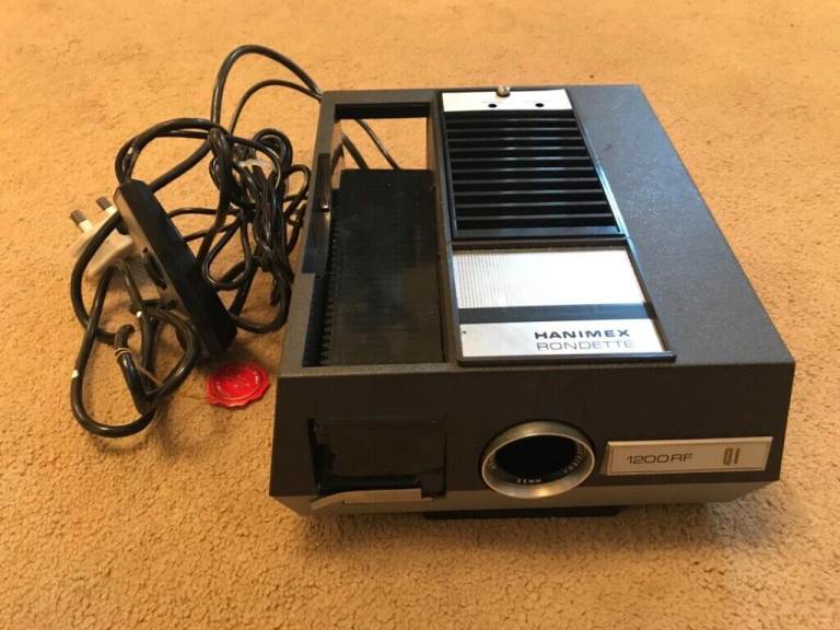 Vintage Hanimex Rondette 1200RF Slide Projector - Collection Oxted, Surrey