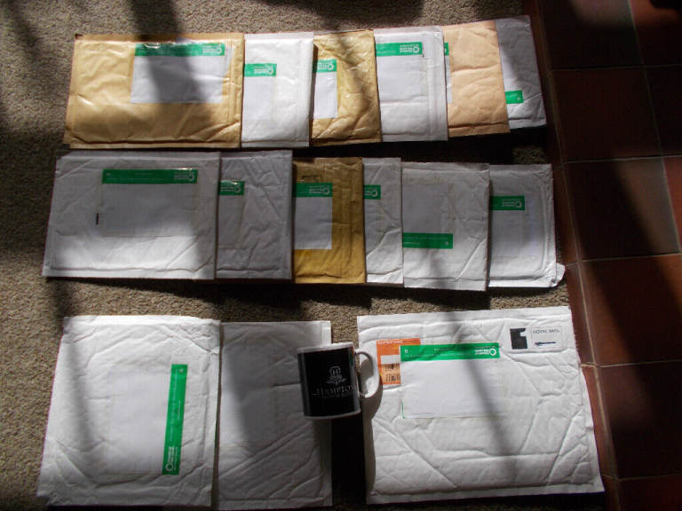 Assortment of 14 Jiffy Bags - ideal for ebayer, Vinted seller, etc