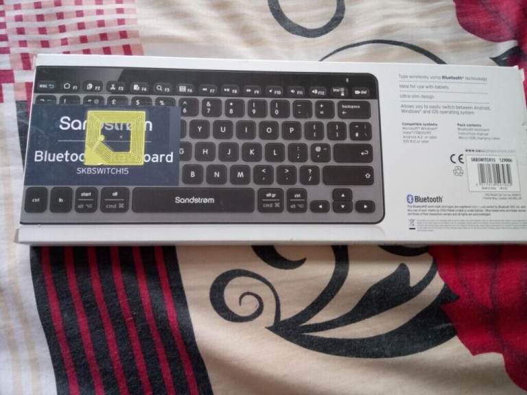 Wireless Rechargeable Bluetooth Keyboard (Brand New in a Box)
