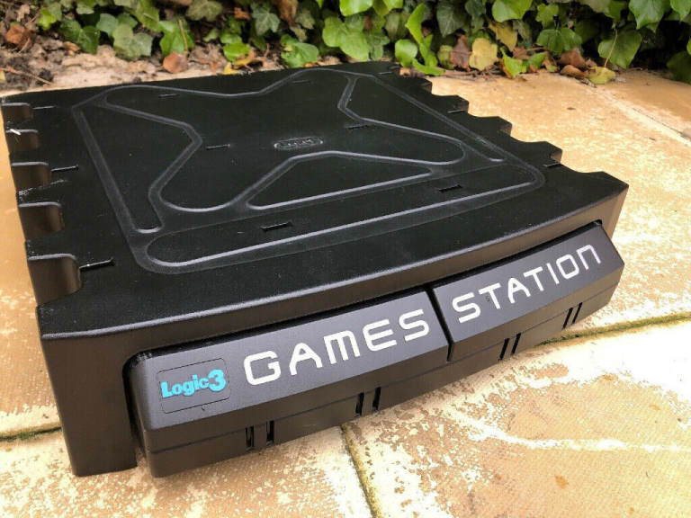 retro ps1 gamestation holder,