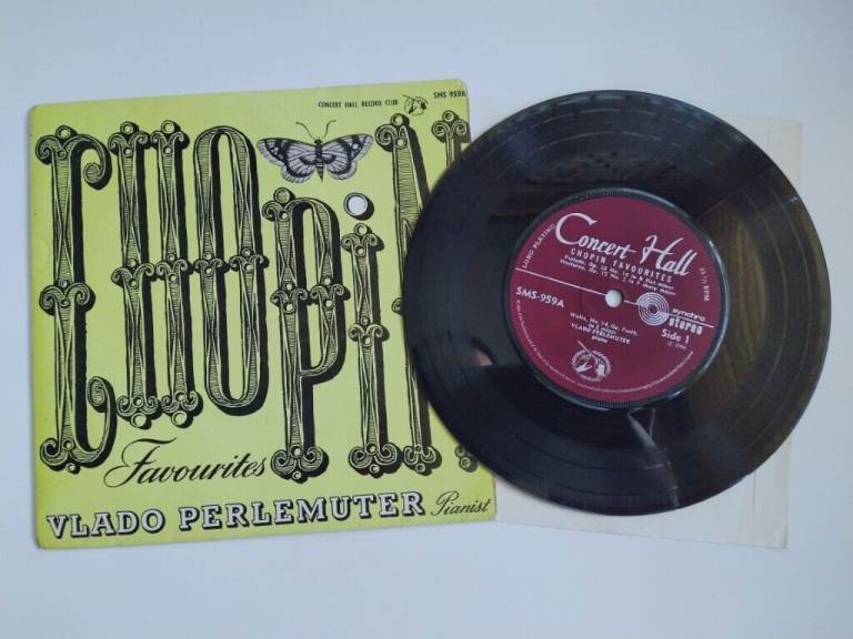 1961 - Chopin 7 inch vinyl single record M959A CONCERT HALL