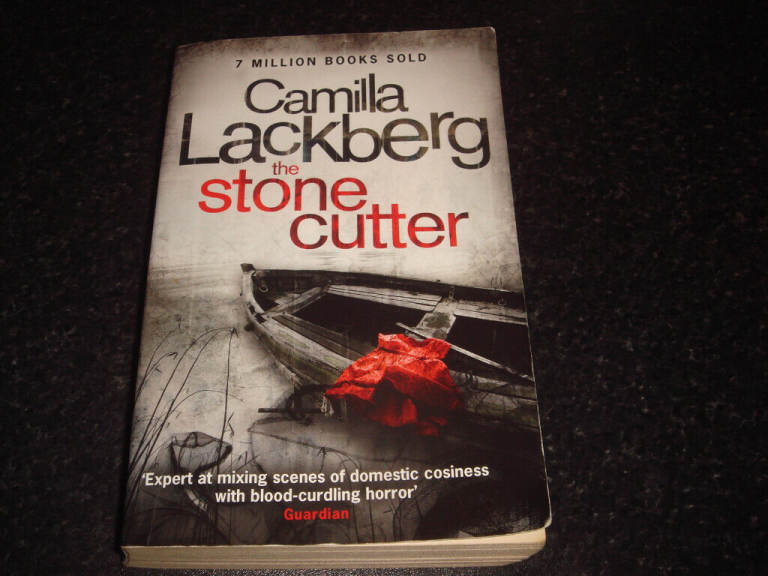 Camilla Lackberg - THE STONE CUTTER - used paperback book, post or collection 