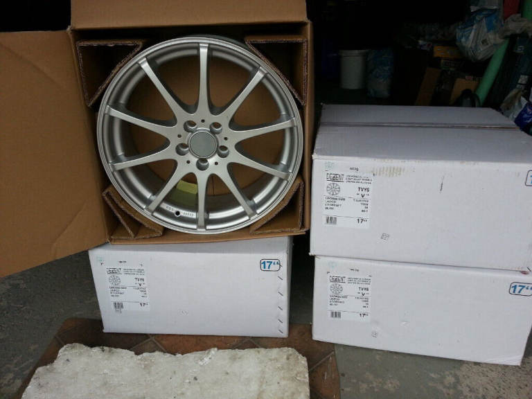 VW Bora Corrado Fox Golf Beetle Passat Polo alloy wheels 17 inch volswagen silver spokes