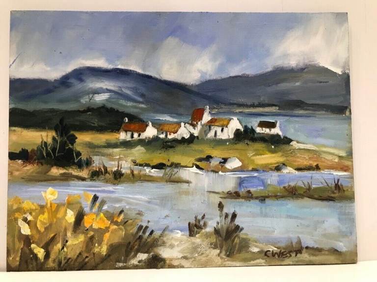 Donegal thatched village 